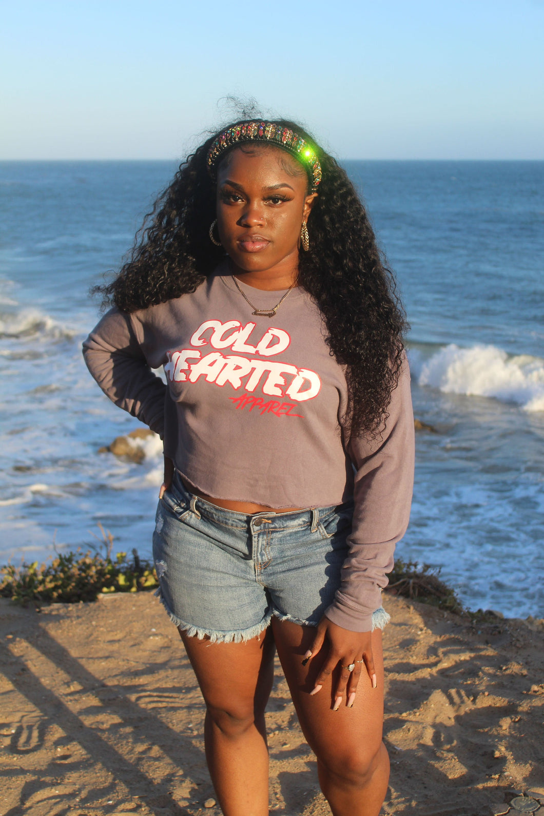 CROPPED CREWNECK